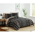 thumbnail image 5 of 7-Piece California King Boho Aztec Reversible Comforter Set, Lightweight Western All Season Bed in a Bag with Sheets & Pillowcases, 5 of 10