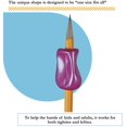 thumbnail image 2 of The Pencil Grip Metallic, Universal Ergonomic Training Gripper, 6 Count Assorted Colors (TPG-11806), 2 of 5