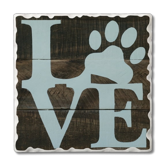 Thirstystone Love Pets 4-Pack Tumbled Tile Coasters