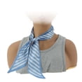 thumbnail image 4 of Unique Bargains 1 Pc Headband Plaid Design Hairband for Women Light Blue Beige, 4 of 5