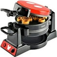 thumbnail image 3 of Disney Mickey Mouse Double Flip Waffle Maker, Black, Red, 3 of 4