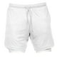 thumbnail image 1 of Pantalones cortos de entrenamiento 2 en 1 para hombre, para gimnasio, correr, fitness, con bolsillos con cremallera Blanco m, 1 of 9