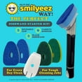 thumbnail image 4 of Smilyeez Dishwand Starter Kit with (1) Smilyeez Dishwand,  (4) Variety of Sponges and (1) Reusable Clip, 4 of 14