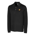 thumbnail image 2 of Men's Cutter & Buck Black Baylor Bears Vault Advantage Tri-Blend Pique Big & Tall Long Sleeve Polo, 2 of 3