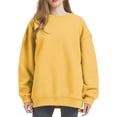 thumbnail image 3 of Pxiakgy Vente Chaude!! Sweatshirts Oversize pour Femmes, Sweats à Capuche, Pulls Col Rond, Hauts Décontractés, Tenues de Mode Printemps Automne, Vêtements de Sport 2025, Veste Sweat-Shirt, Pantalon, Jaune TG, 3 of 9