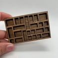 thumbnail image 6 of tasrioml Miniature Jewelry Holder Miniature Trinket Shelf Wooden Vinatge Multi Compartments Smooth No Thonry Edge Playhouse Toy, 6 of 6