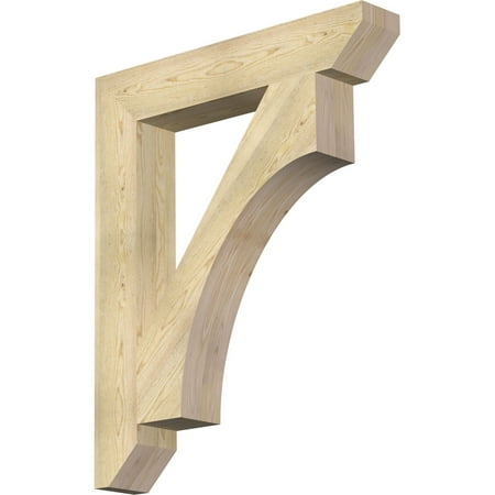 

Ekena Millwork 6 W x 36 D x 44 H Westlake Slat Rough Sawn Bracket Douglas Fir