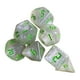 thumbnail image 4 of Juego de dados poliédricos acrílicos multifuncionales, duraderos y resistentes al desgaste. Verde, 4 of 9