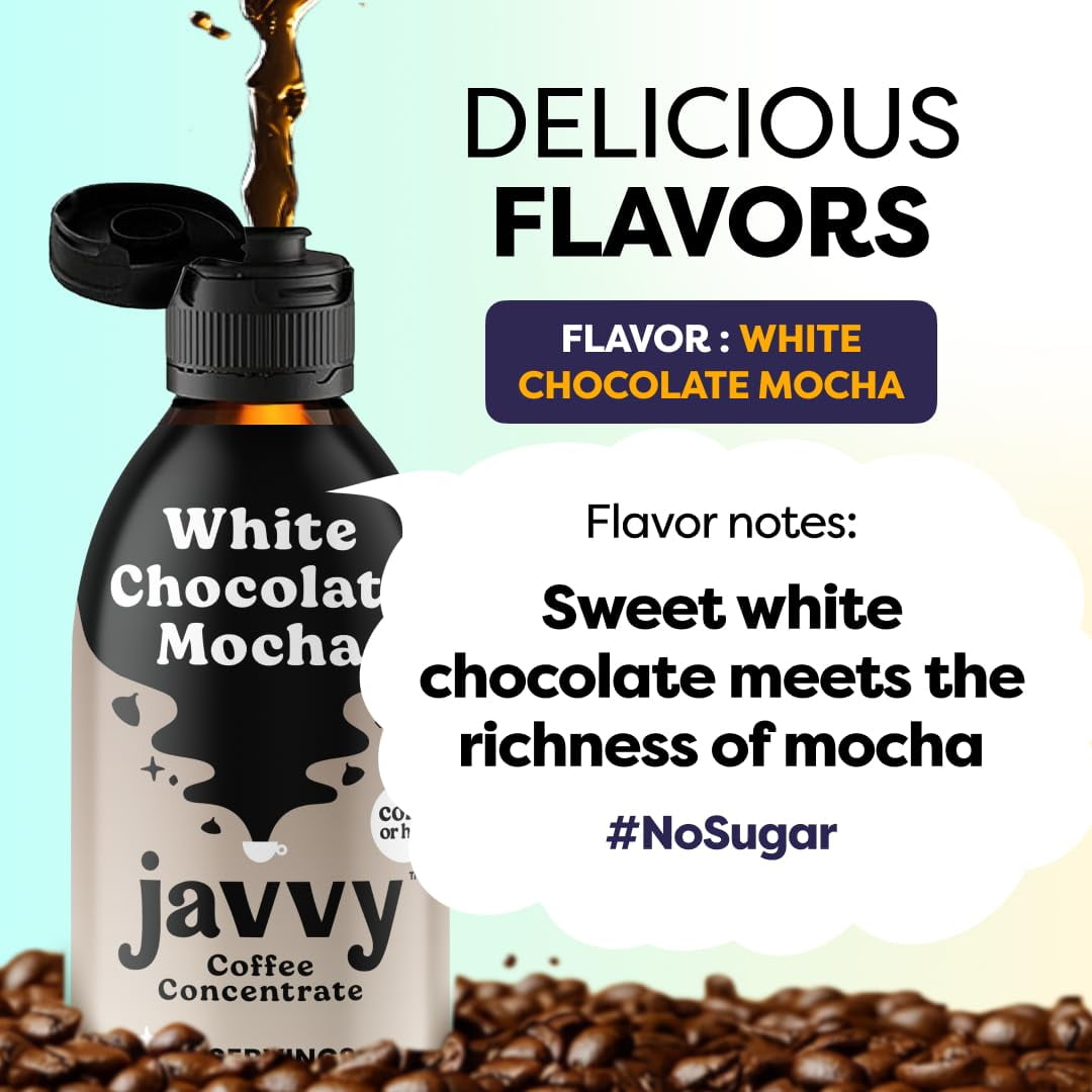 Javvy Coffee Concentrate - Cold Brew Coffee, Perfect for