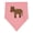 Mauve and Natural, variant on Inktastic Horse Baby Bandana Bib