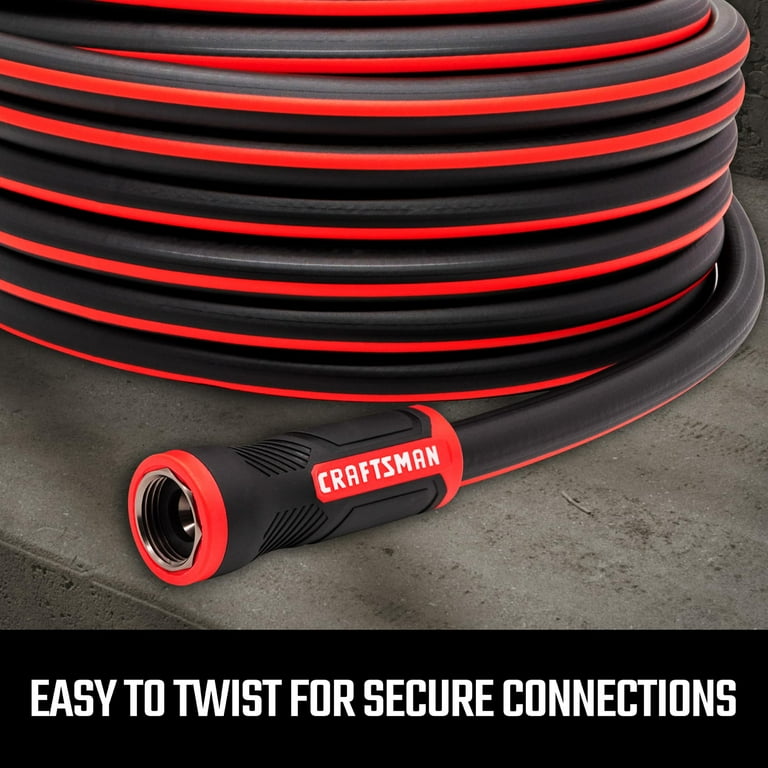 Gilmour Flexogen 5/8 in. D X 50 ft. L Professional Grade Garden Hose Black Gilmour Flexogen 5/8 in. D X 50 ft. L Professional Grade Garden Hose Black