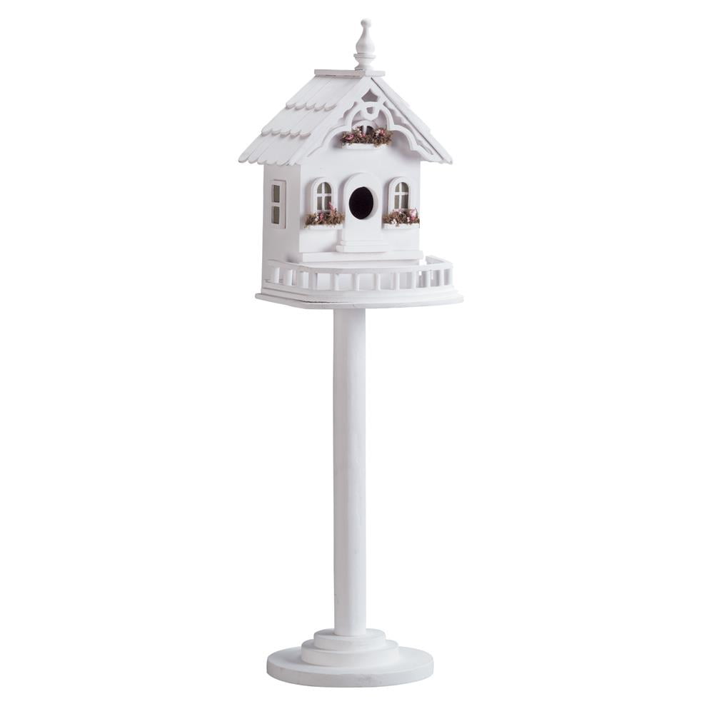 Birdhouses Outdoor, Cheap Sparrow Chickadee Freestanding Victorian Birdhouse by Songbird Valley