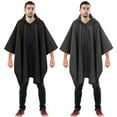 thumbnail image 1 of Imperméable Pluie Poncho Léger Imperméable Réutilisable à Capuche Vêtements de Pluie avec Oeilletspour les Activités de Plein Air Randonnée, 1 of 9