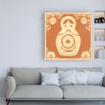 thumbnail image 3 of Trademark Fine Art 'Russian Doll in Orange' Canvas Art by June Erica Vess, 3 of 3