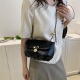 thumbnail image 2 of Bolsos de mensajero para mujer, bolsos de hombro con cadena, bolsos cruzados cuadrados a la moda (negro) Tmvgtek Para Estrenar, 2 of 6