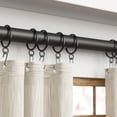 thumbnail image 4 of Curtain Rings with Eyelets 44 Pack, Metal Drapery Ring for Pinch Pleat Curtains, Drape Ring 1.5 Inch I D, Fits Up to 1.2 in Rod (Black), 4 of 6
