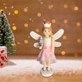 thumbnail image 3 of Adornos de Cascanueces Grandes de 2 Pulgadas Muñeca Hecha a Mano de Madera Decoraciones Colgantes de Navidad Zulema soldado cascanueces, 3 of 8