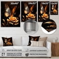 thumbnail image 4 of Designart "Gold and Black Butterfly Essence blooms III In Gold and Yellow"Butterfly Animal Metal Wall Art Gold Modern Living Room Wall Art, 4 of 6
