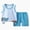 White, variant on Kaprioy Summer Outfits Set For Kids Boys Baby Toddler Cartoon Outfits Vest Sleeveless Printed Dinosaur Tops Shorts Boys' Shorts Sets