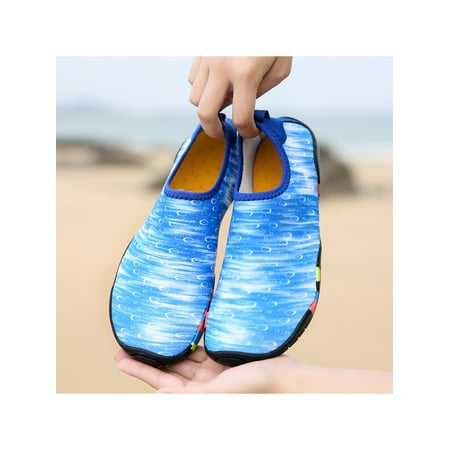 

Rotosw Kids Water Shoes Slip on Aqua Socks for Men women Unisex Swim Surf Diving Beach Shoes