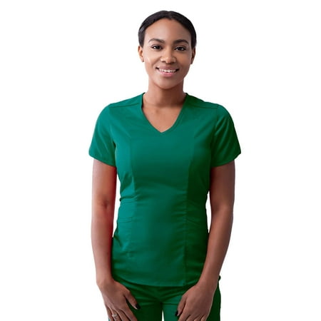 

Adar Pro Scrubs For Women - Modern V-Neck Scrub Top