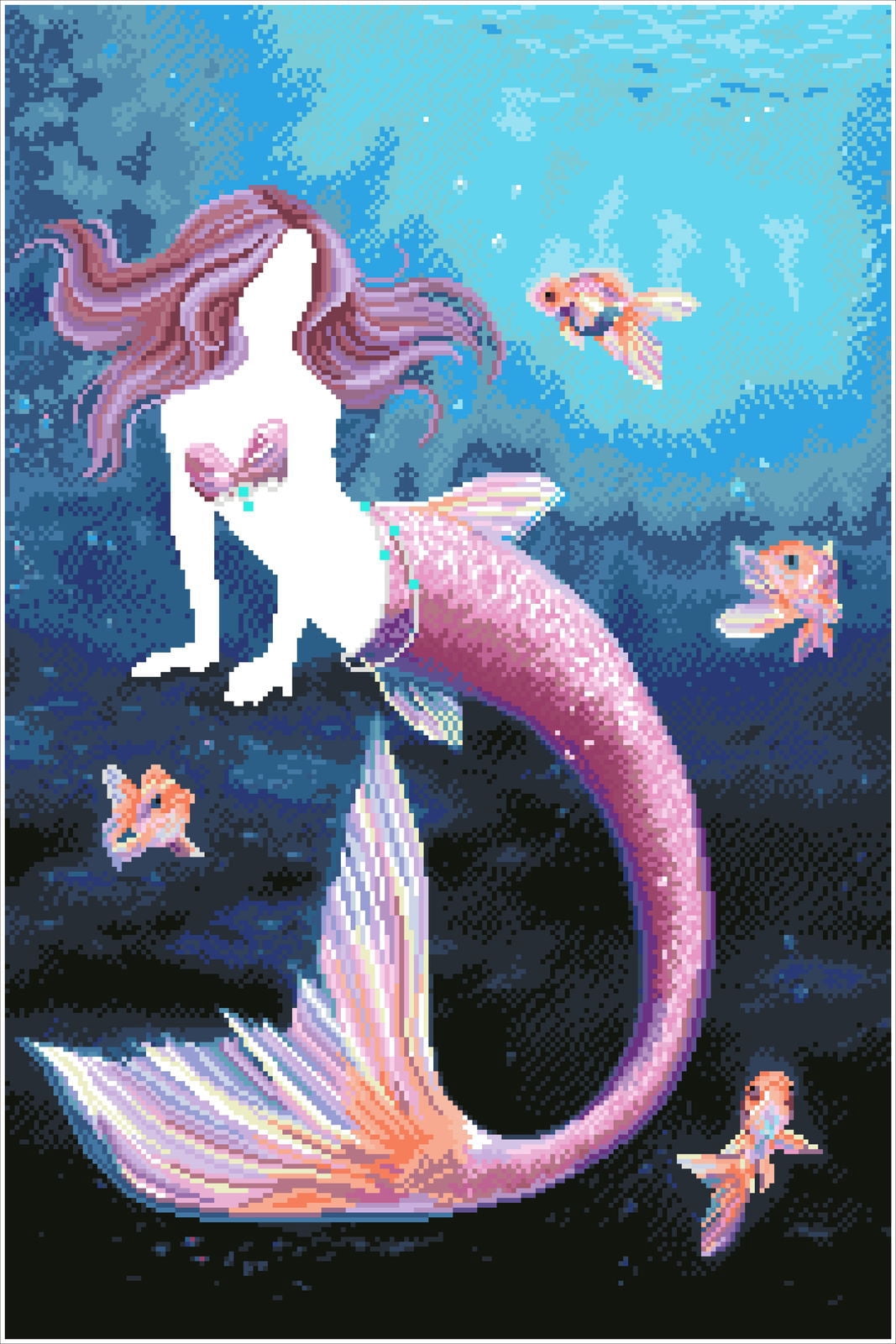 Diamond Dotz Aurelia Mermaid Diamond Painting Kits for Adults - Diamond Art Kits a Relaxing Creative Craft Kit with Dotz Gems  30.7"x20.5"