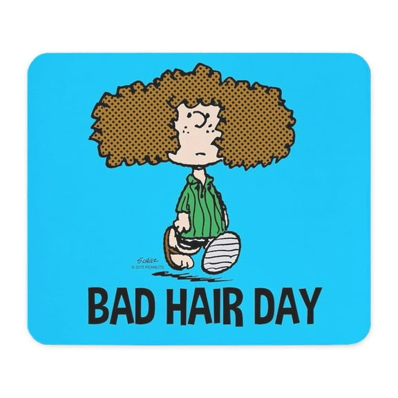CafePress - Peppermint Patty Bad Hair Day Mousepad - Non-slip Rubber Mousepad, Gaming Mouse Pad