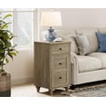 thumbnail image 6 of YANGLI Set of 2 End Table with Charging Station, Wood Nightstands with Drawer & Storage Cabinet, Modern Side Tables Living Room Set of 2, Farmhouse Bedside for Bedroom, Wash Grey, 6 of 6