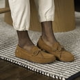 thumbnail image 2 of Minnetonka Men's Loafer Moc, Brown, Size 7.5, 2 of 7