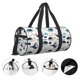 thumbnail image 3 of Balery Cartoon Helicopters Bolsa de Gimnasio para Mujeres y Hombres, Bolsa de Viaje Impermeable, Bolsa de Fin de Semana con Compartimento para Zapatos y Bolsillo Húmedo, 3 of 6