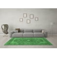 thumbnail image 3 of Ahgly Company Indoor Square Persian Emerald Green Traditional Area Rugs, 7' Square, 3 of 4