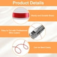 thumbnail image 3 of Uxcell Jewelry Wire 82ft 32 Gauge Brass Craft Jewelry Wrapping Wire, Bright Red, 3 of 6