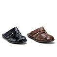 thumbnail image 4 of J'aime Aldo Men's 57688 Leather Lined Closed Toe Gladiator Slip On Sandals, Pecan, 13, 4 of 4
