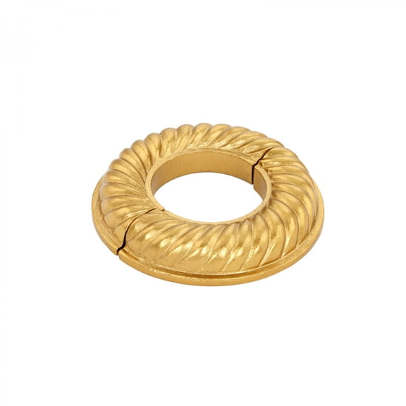 Le Cruller Radiator Flange Brass 1-1/2" (IPS) pipe flange: 1-7/8" inside diameter; 3-7/8" outside diameter
