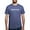 Heather Blue, variant on - 2 3000X3000 Classic White Top Men's Deluxe T Shirt - Mens Tri-blend T-Shirt