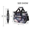 thumbnail image 3 of FORMRS Insulated Cooler Bag 24 Cans Capacity Soft Leakproof Lunch Box with Side Pockets, Dark Cubes, 3 of 7