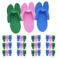 thumbnail image 2 of 48 pares de pantuflas desechables para pedicura, antideslizantes, de EVA, para spa, para invitados., 2 of 7