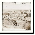 thumbnail image 2 of Historic Framed Print, Petersburg Virginia. Interior view of Confederate works near Elliotts salient, 17-7/8" x 21-7/8", 2 of 9