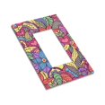 thumbnail image 3 of ZICANCN Outlet Covers Wall Plate, Spring Elegant Floral Light Switch Cover Decorative, Duplex Toggle Combo 1-Gang, 3 of 9