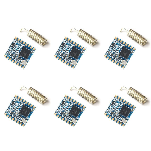 6X Lora Module SX1276 Wireless Transceiver Module Spread Spectrum Long-Range Wireless Communication(915Mhz),6 x Lora Module,Blue