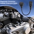 thumbnail image 3 of Unique Bargains Diagnostic Cable for BMW C-series C600(Sport)/ C650(GT) 1996-2016 OBD Adapter Cable Round 10-Pin to 16-Pin OBD II, 3 of 6