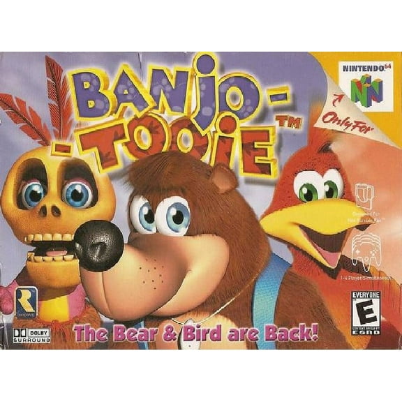 Restored Banjo-Tooie (Nintendo 64, 2000) Adventure Game (Refurbished)