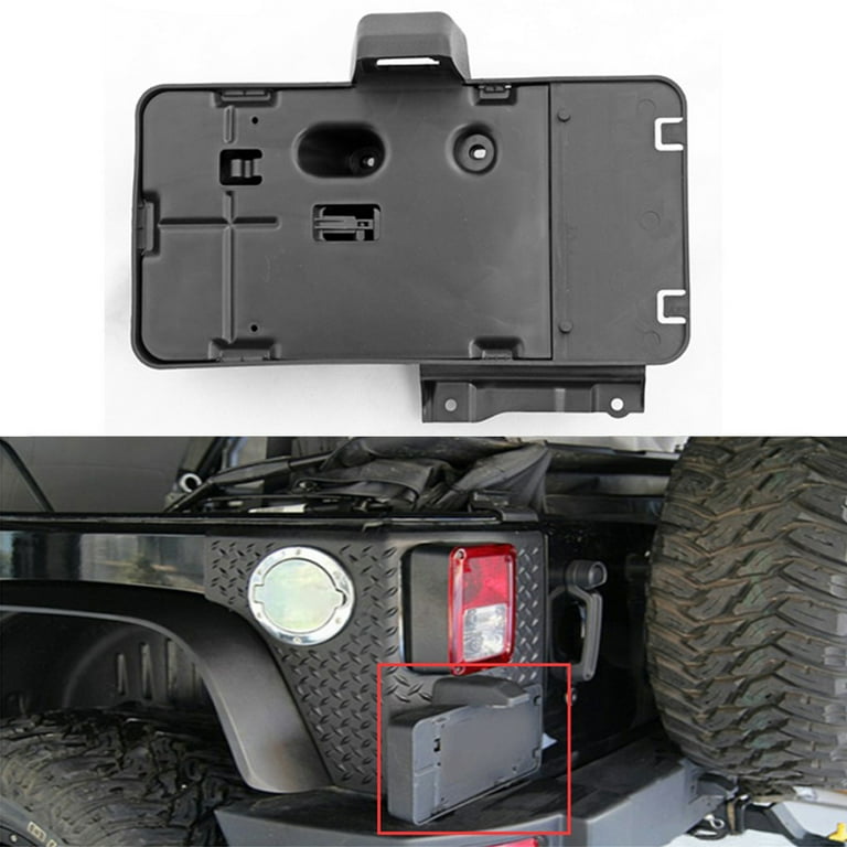 2017 jeep wrangler license plate holder discount