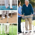 thumbnail image 2 of Walker Ski Glides, Set of 2, Tool-Free Installation Glider Foot Cover, Universal 2" Replacement Glide Caps, Heavy Duty Coaster Skis for Medical Walker, 2 of 9