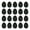 Black oval 1.5mm rub, variant on MOMOJIA 20Pcs Nonslip Shoe Grips Textured Rubber Adhesive Pads For High Heel Flats Sneakers Soles Protective And Safety