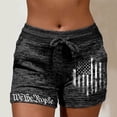 thumbnail image 2 of Laipiong Women Summer Shorts High Wasited Drawstring Travel Home Daily Fashion Casual Loose Shorts, 2 of 7