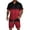 Light Blue-A#1327, variant on Hearthz Men's 2 Piece Short Sets Gradient Print Short Sleeve Button Down Shirt and Shorts Set Summer Casual Tracksuit with Pockets