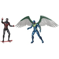 Spider-Man Epic Hero Series Miles Morales Vs Marvel’s Vulture Action Figures with Accessory (4")