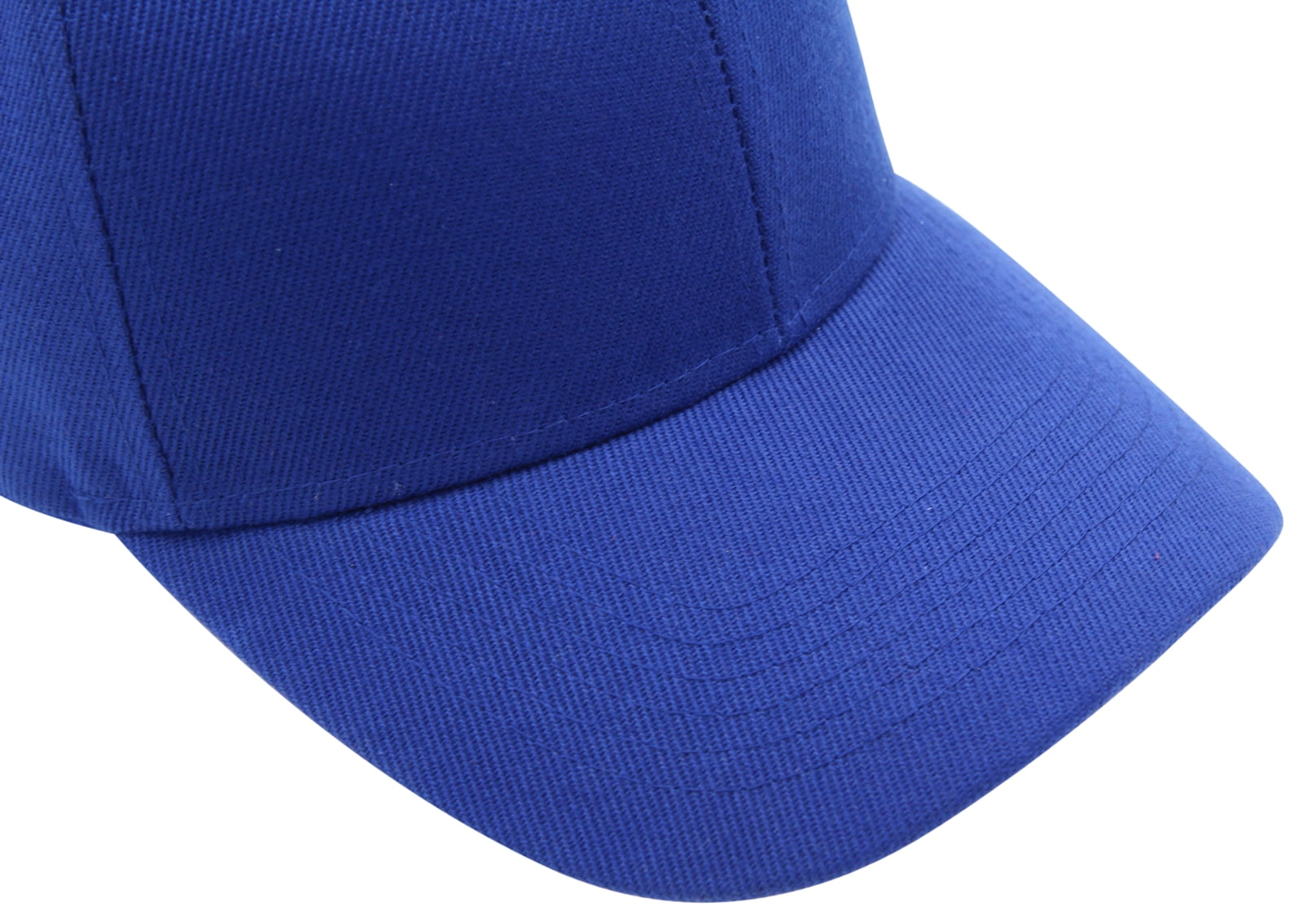Royal Blue Velcro Closure Adult Unisex Baseball Cap