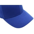 thumbnail image 5 of Royal Blue Velcro Closure Adult Unisex Baseball Cap, 5 of 7